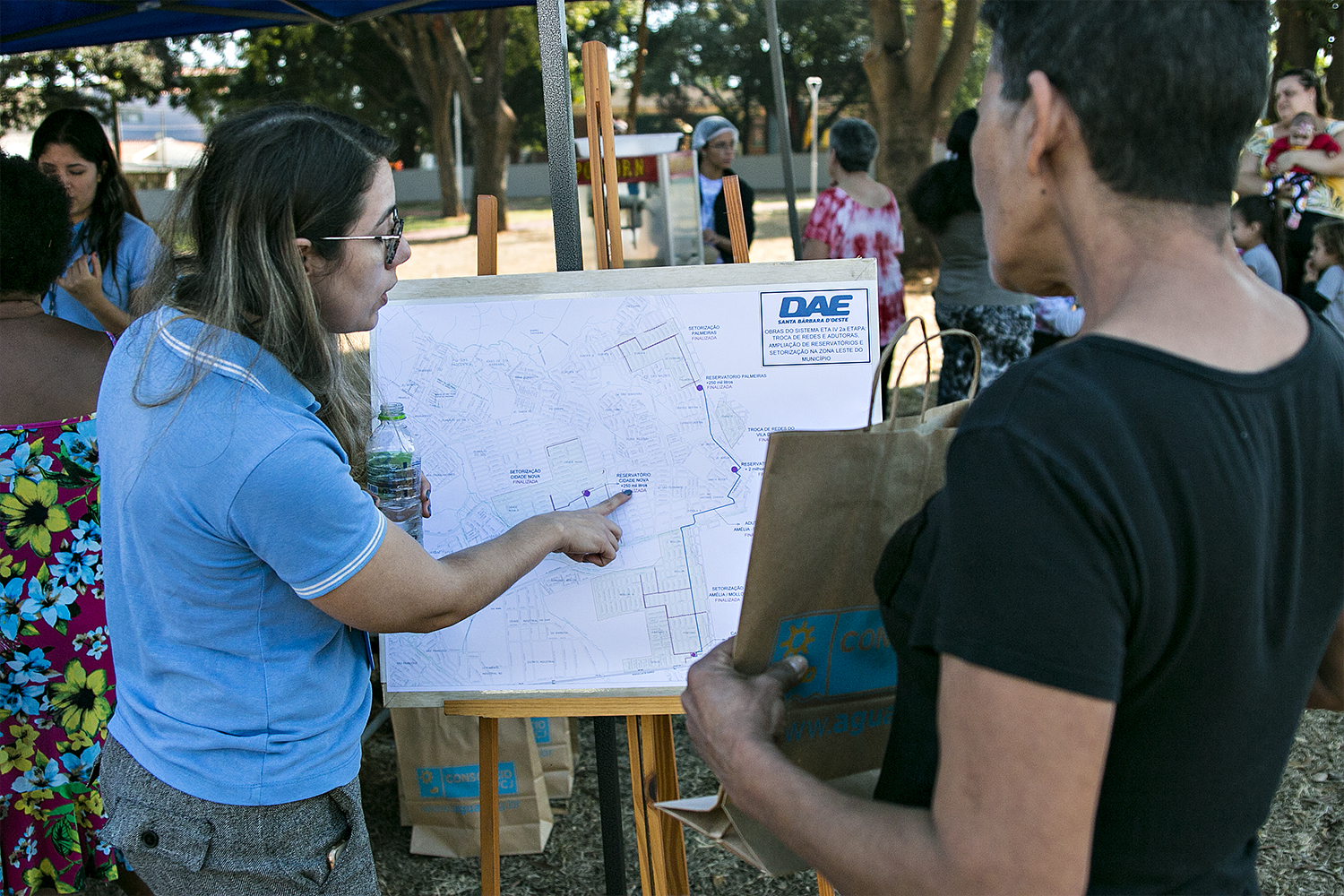 DAE de Santa Bárbara realiza ação na Praça Central neste sábado