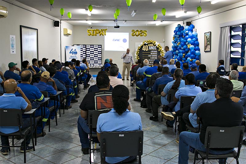 DAE inicia a 27ª SIPAT com palestra comemorativa aos 40 anos da autarquia