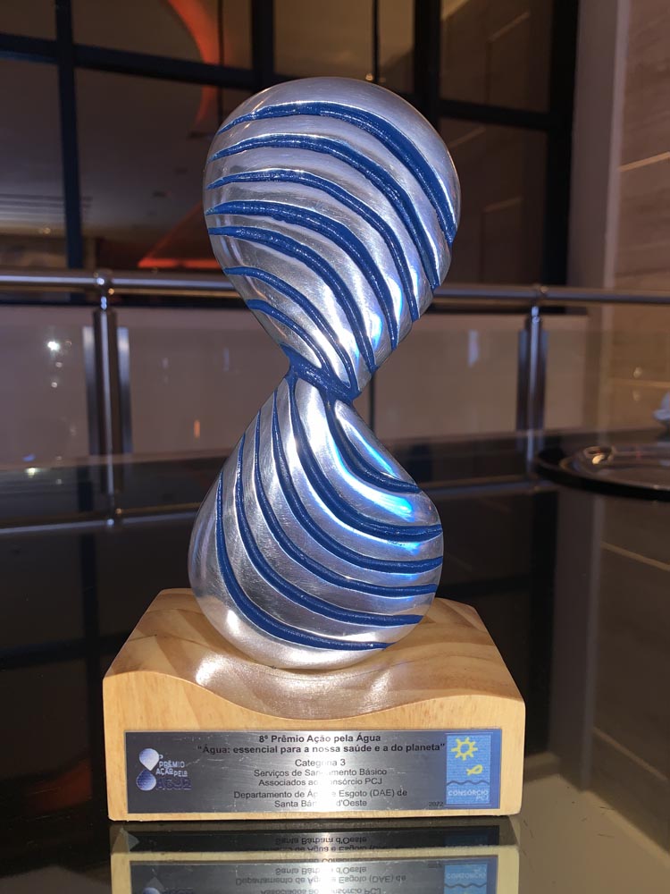 DAE de Santa Bárbara é premiado com o “Oscar da Água”