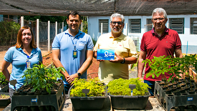 Foto: Projeto Refloresta: DAE de Santa Bárbara e Escola Emílio Romi são finalistas do 9º Prêmio Ação pela Água