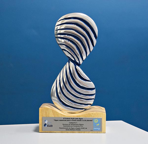 Foto: DAE de Santa Bárbara é premiado com o “Oscar da Água” - Prêmio Ação pela Água