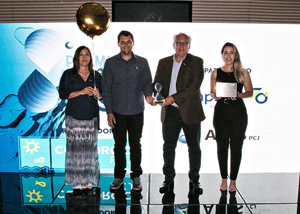 Foto: DAE de Santa Bárbara é premiado com o “Oscar da Água” - Prêmio Ação pela Água