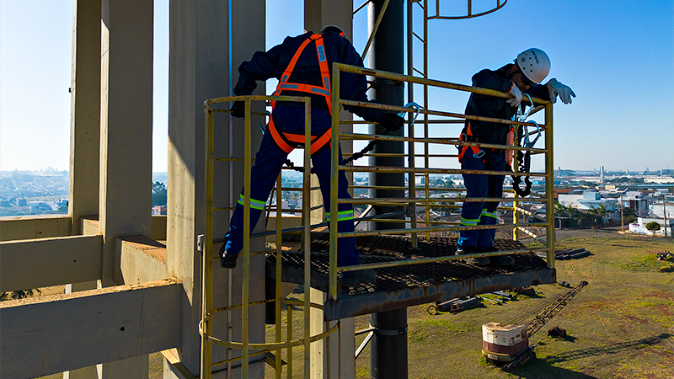 DAE promove treinamento de segurança para trabalho em altura
