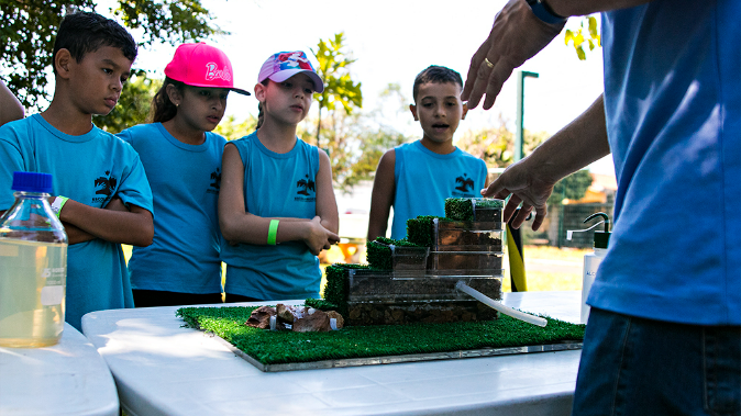 Foto: DAE e Prefeitura de Santa Bárbara iniciam “Projeto Parques Educadores” nas atividades do Mês da Água