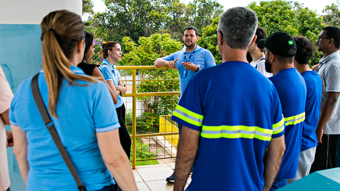 Projeto “Conheça o DAE” encerra atividades de 2025 com visita de novos servidores e estagiários